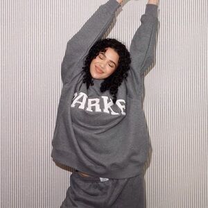 PARKE Storm grey mockneck